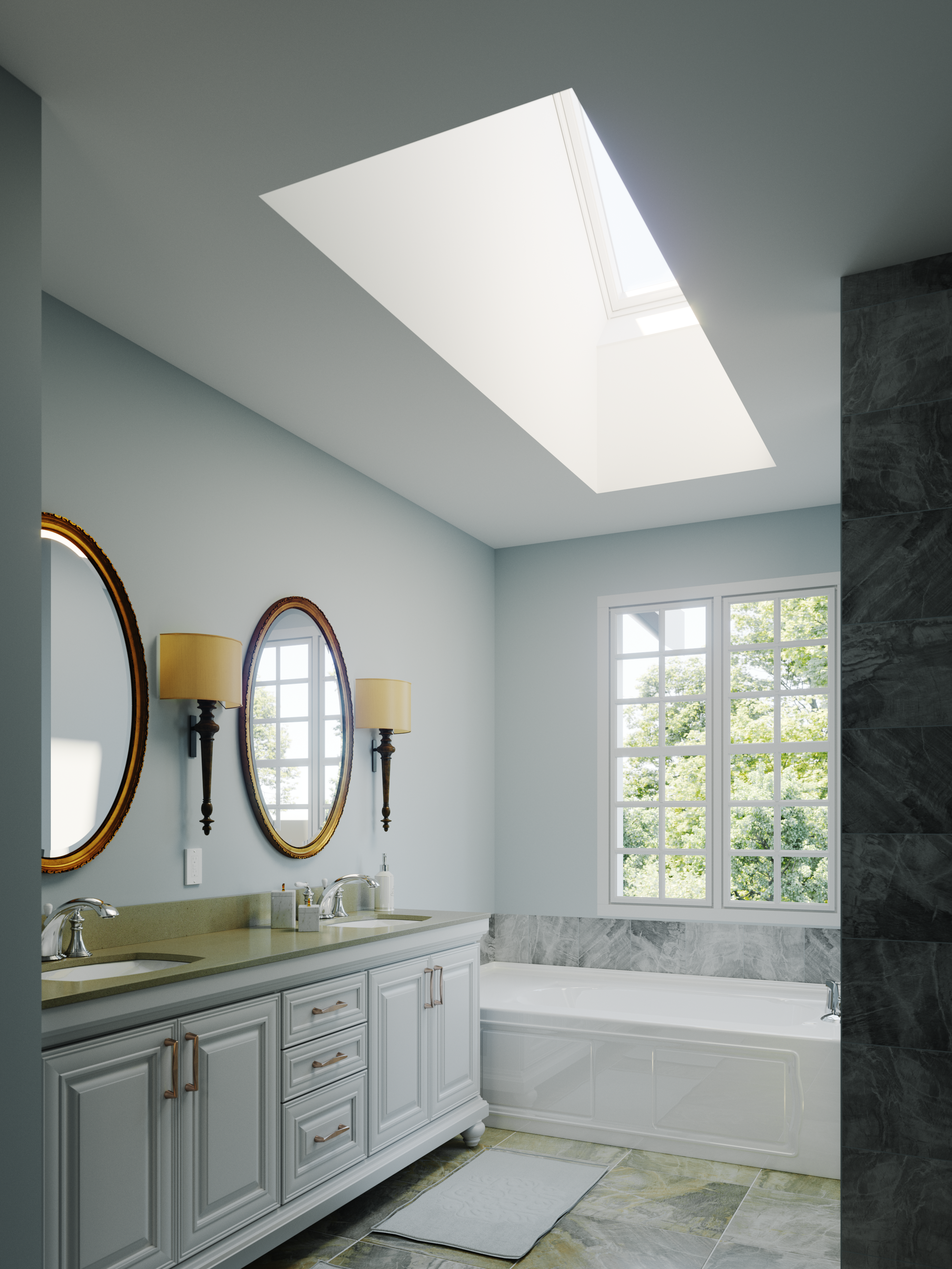 Daylight deals bathroom light